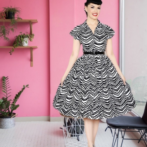 Bernie Dexter Dresses & Skirts - Bernie Dexter | Kelly Dress In Zebra Print